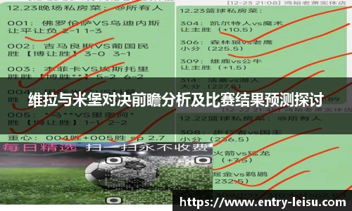 维拉与米堡对决前瞻分析及比赛结果预测探讨
